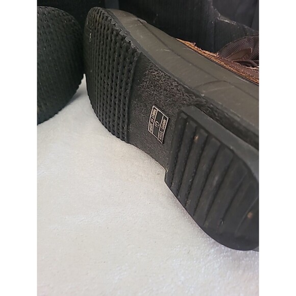 LakeNTrail Men Leather Thermolite Wool Sock Steel Shank Boots sz 10 Snow Cold - Picture 6 of 8